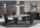 D2502DT+D12DC-BLK_9PC D2502 DINING TABLE AND 8 D12 BLACK DINING CHAIR
