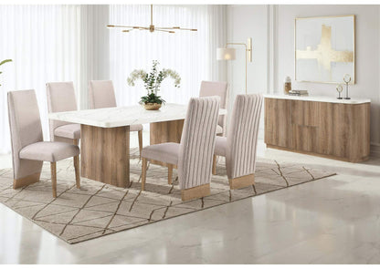 D2504DT+D12DC-NAT D2504DT AND 4 D12DC BEIGE - NATURAL