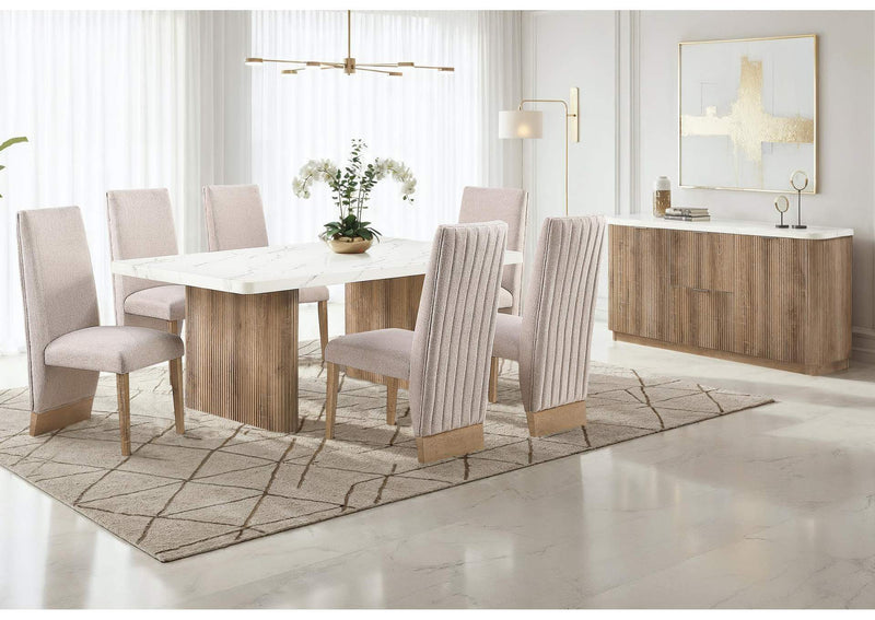 D2504DT+D12DC-NAT D2504DT AND 4 D12DC BEIGE - NATURAL