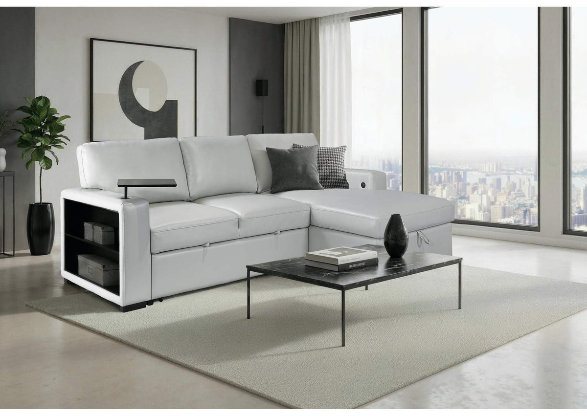 U0212-BLANCHE_SIL-PO_SOFA_BED U0212 BLANCHE SILVER PULL OUT SOFA BED