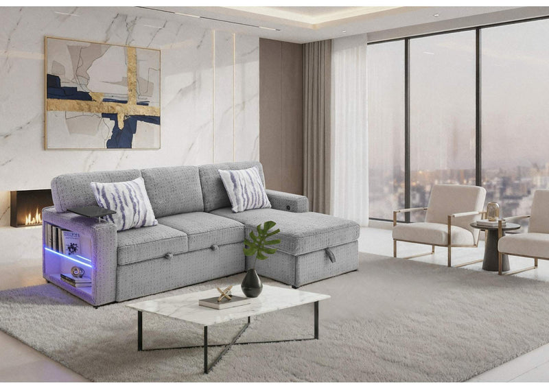 U0214-GREY-SOFA_BED U0214 GREY SOFA BED