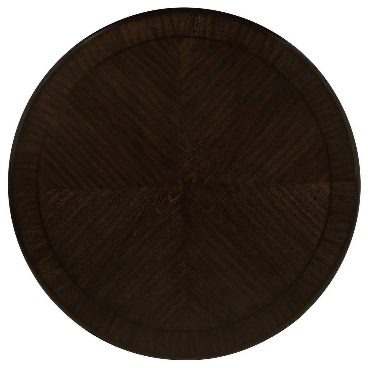 115100-S5 Twyla 5-piece 60-inch Round Wood Dining Table Set Dark Cocoa