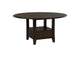 115100 Twyla 60-inch Round Dining Table with Drawer Dark Cocoa