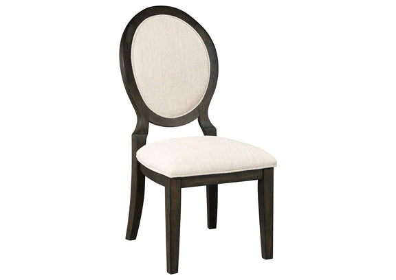 115102 Twyla Oval Back Dining Side Chair Dark Cocoa (Set of 2)