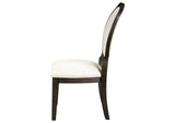 115102 Twyla Oval Back Dining Side Chair Dark Cocoa (Set of 2)
