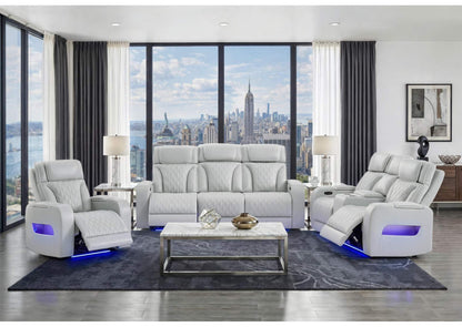 U8611-BLANCHE_SIL-P2_PRS_PCRLS_PR U8611 BLANCHE SILVER P2 POWER REC SOFA - POWER CON REC LOVESEAT - POWER REC