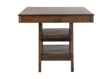 115208-S5 Dewey 5-piece Rectangular Dining Table Set Walnut