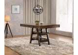 115208 Dewey Rectangular 60-inch Counter Height Dining Table Walnut