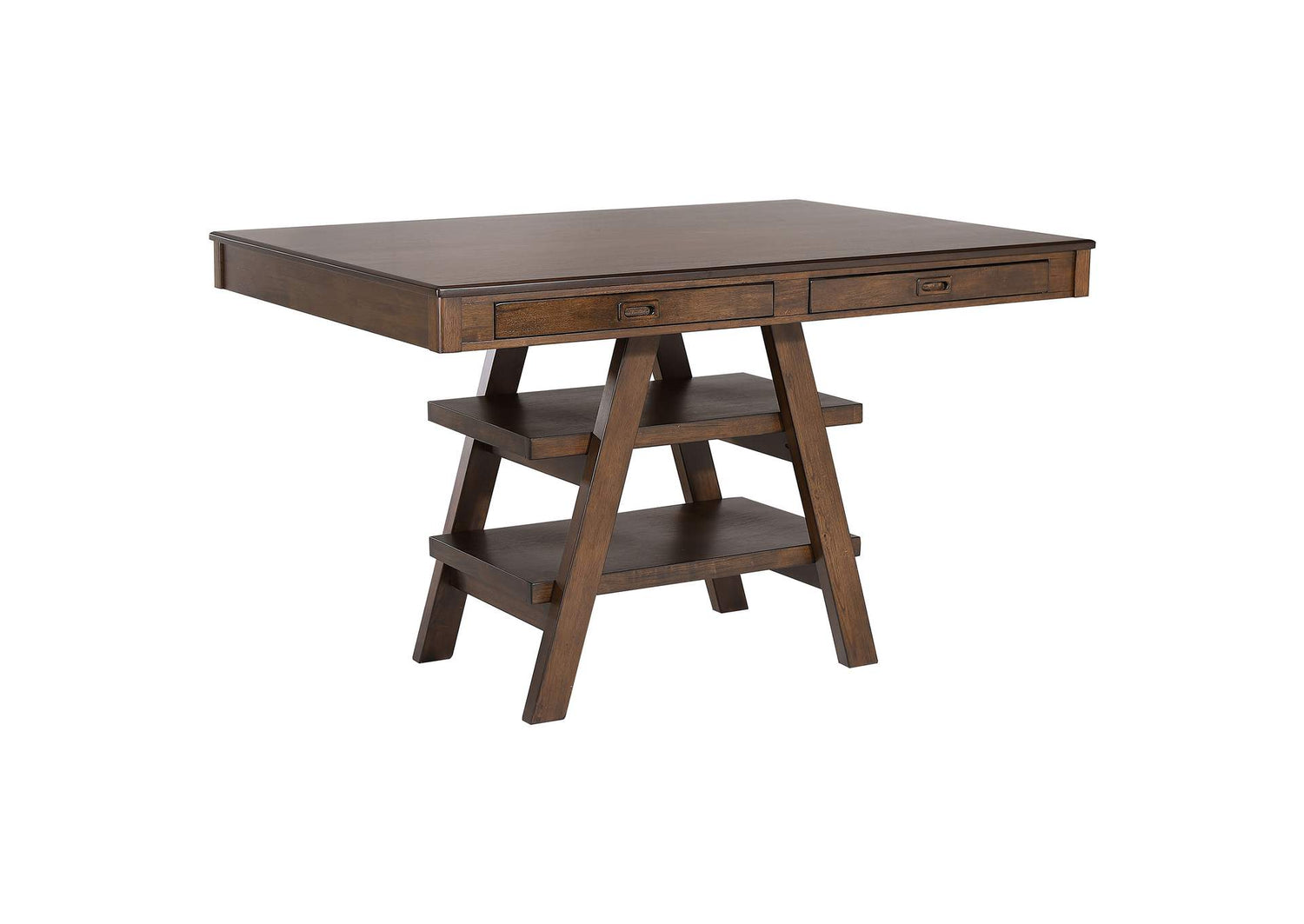 Dewey Rectangular 60-inch Counter Height Dining Table Walnut