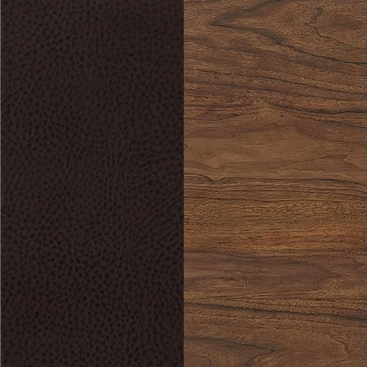 115209 Dewey Upholstered Counter Chair Walnut (Set of 2)