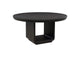 115390 Leandro 60-inch Round Dining Table Burnished Black
