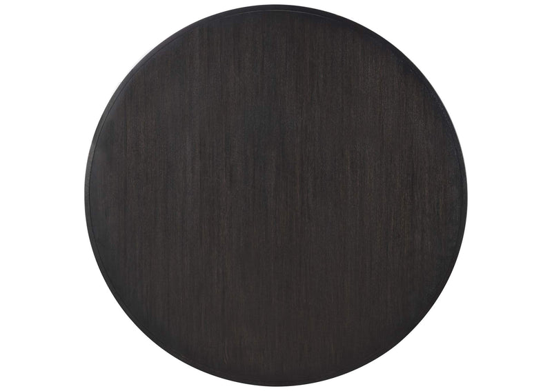 115390 Leandro 60-inch Round Dining Table Burnished Black