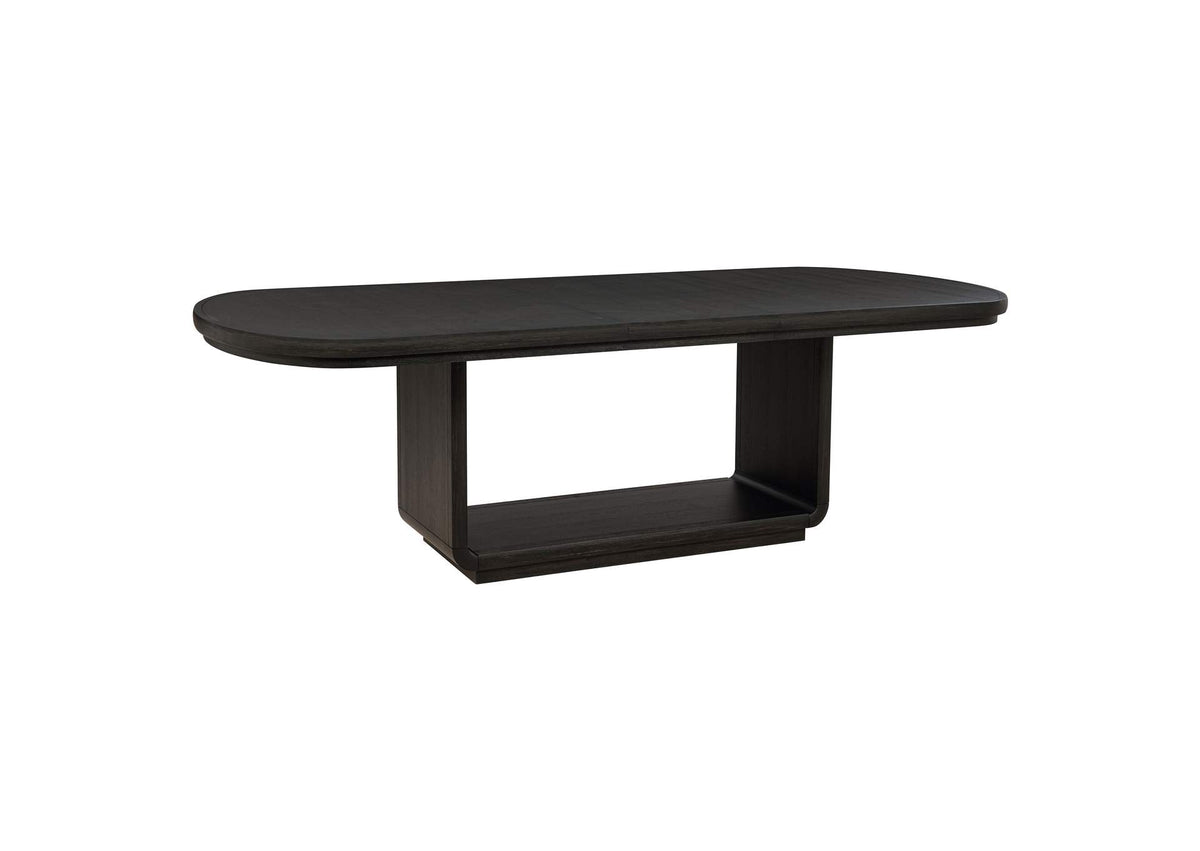 115391 Leandro 78-inch Extension Dining Room Table Burnished Black