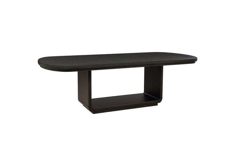 115391 Leandro 78-inch Extension Dining Room Table Burnished Black