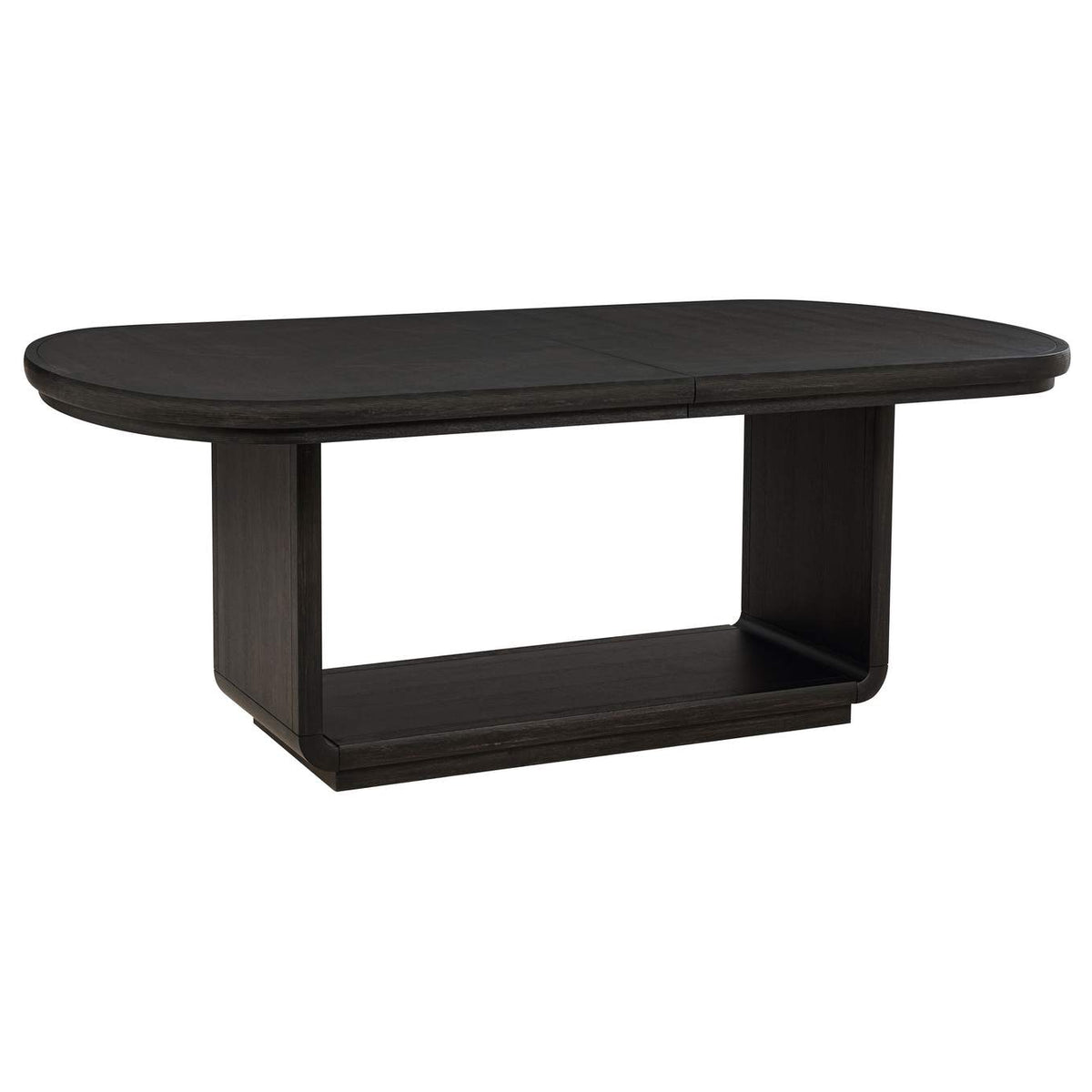 115391 Leandro 78-inch Extension Dining Room Table Burnished Black