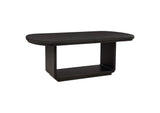 115391 Leandro 78-inch Extension Dining Room Table Burnished Black