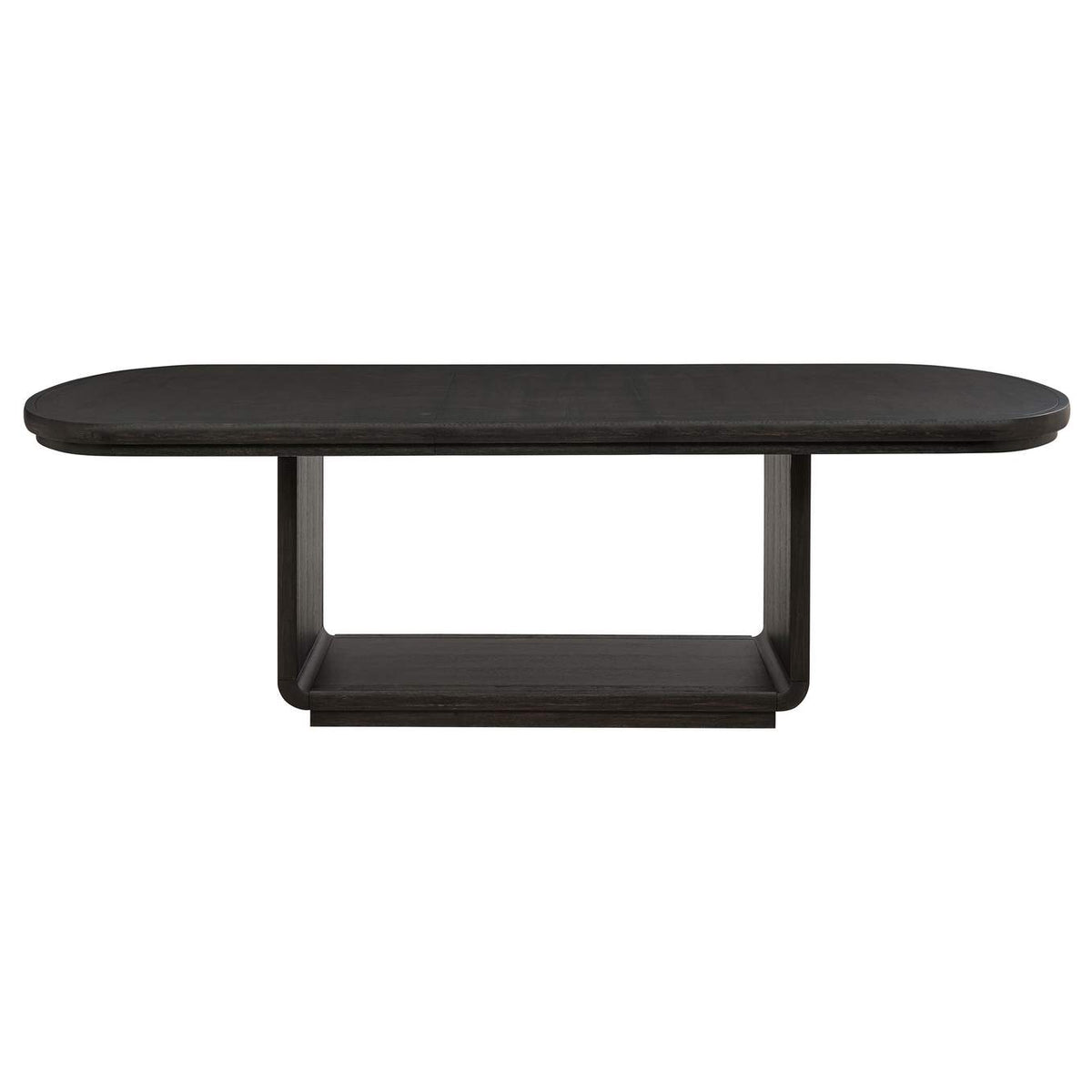 115391 Leandro 78-inch Extension Dining Room Table Burnished Black