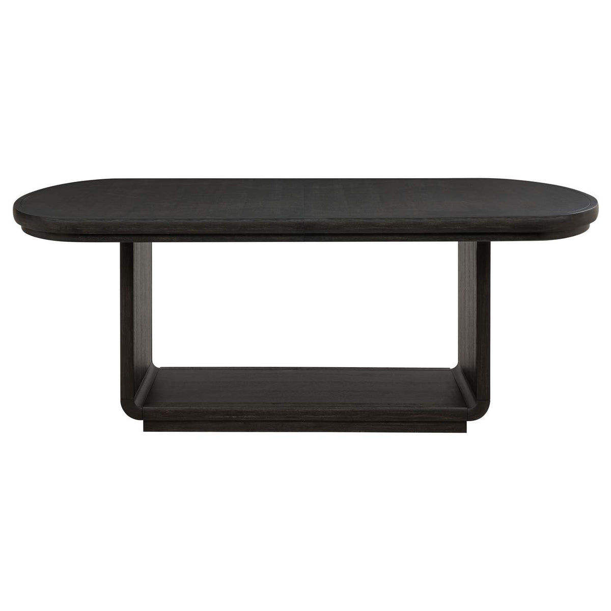 115391 Leandro 78-inch Extension Dining Room Table Burnished Black