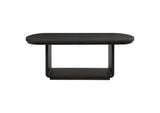 115391 Leandro 78-inch Extension Dining Room Table Burnished Black