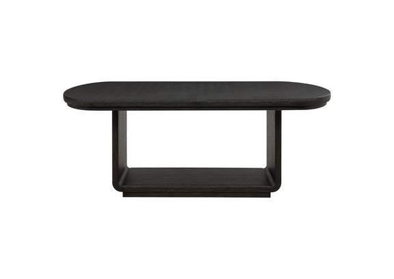 115391 Leandro 78-inch Extension Dining Room Table Burnished Black