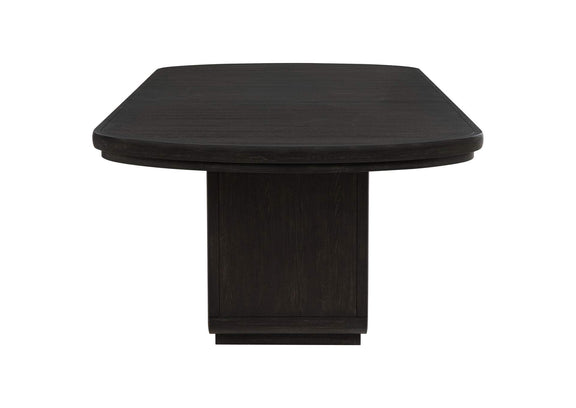 115391 Leandro 78-inch Extension Dining Room Table Burnished Black