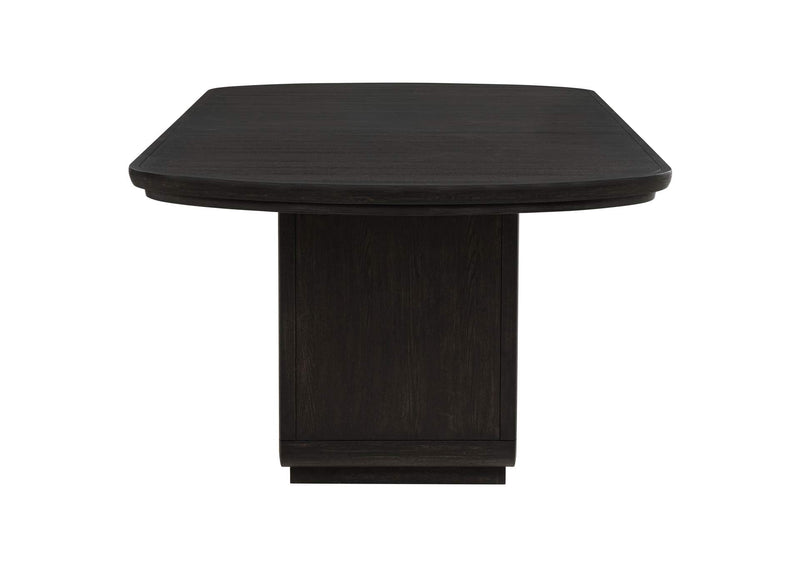 115391 Leandro 78-inch Extension Dining Room Table Burnished Black