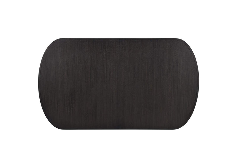 115391 Leandro 78-inch Extension Dining Room Table Burnished Black
