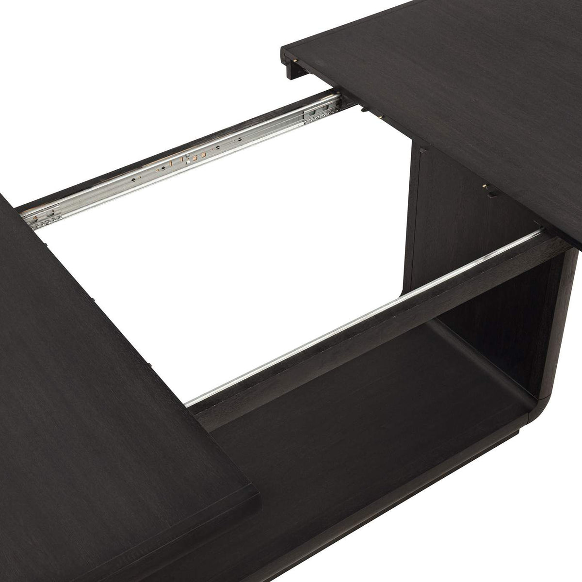 115391 Leandro 78-inch Extension Dining Room Table Burnished Black