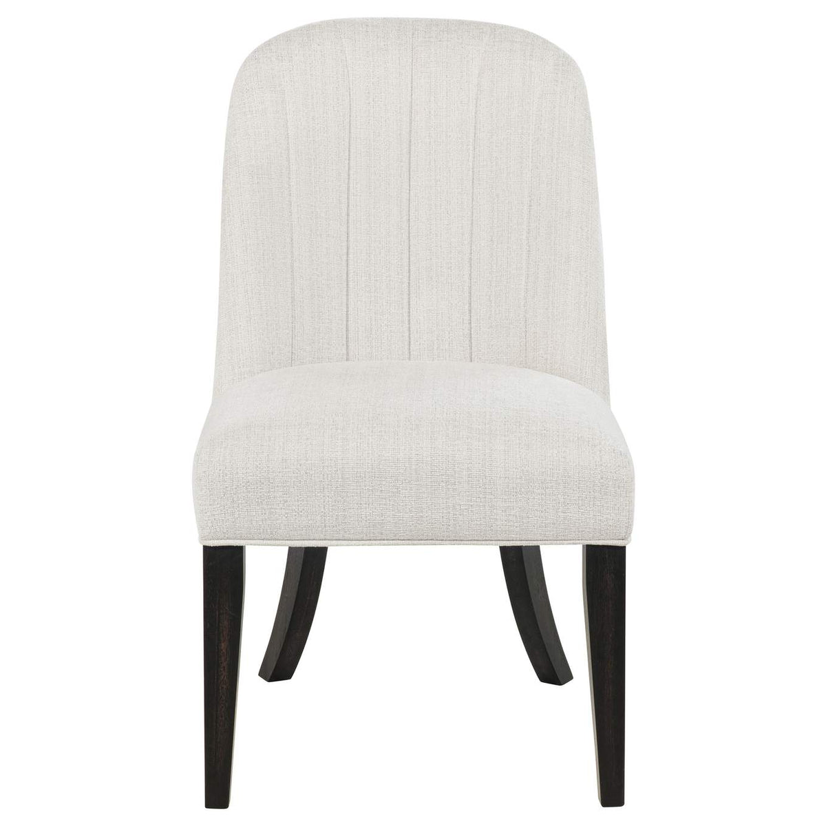 115392 Leandro Upholstered Dining Side Chair Cream (Set of 2)