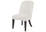 115392 Leandro Upholstered Dining Side Chair Cream (Set of 2)