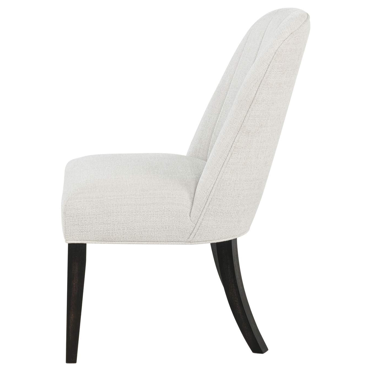 115392 Leandro Upholstered Dining Side Chair Cream (Set of 2)