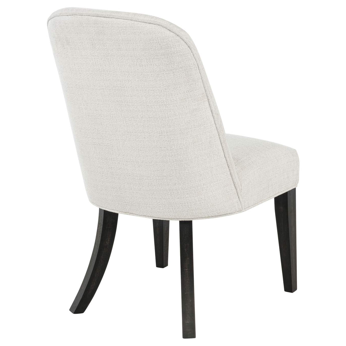 115392 Leandro Upholstered Dining Side Chair Cream (Set of 2)