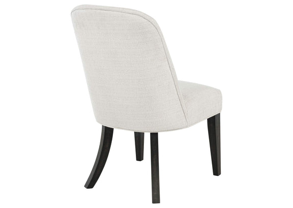 115392 Leandro Upholstered Dining Side Chair Cream (Set of 2)