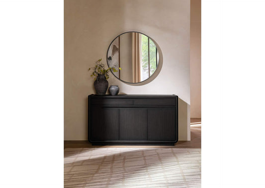 115395 Leandro 2-drawer Dining Sideboard Server Burnished Black