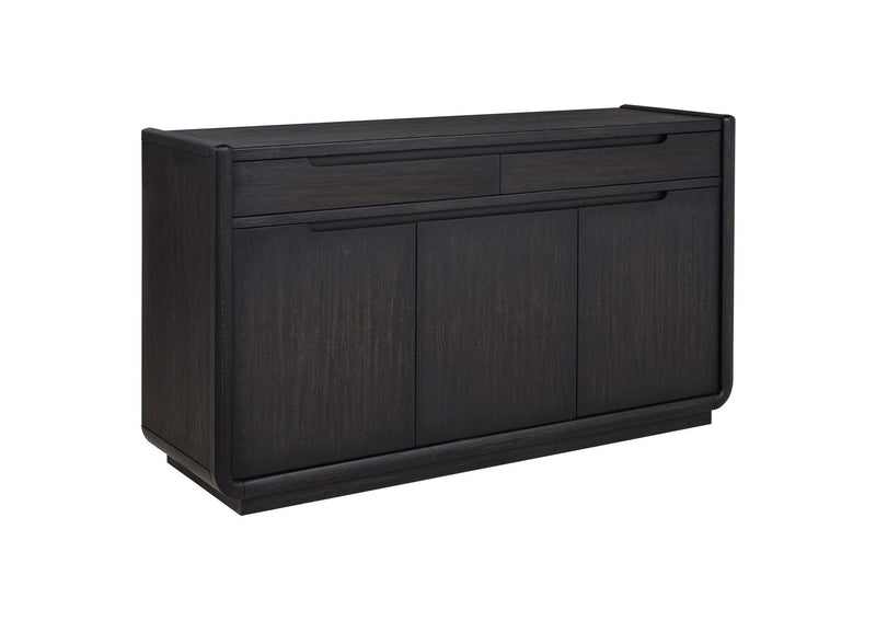 115395 Leandro 2-drawer Dining Sideboard Server Burnished Black