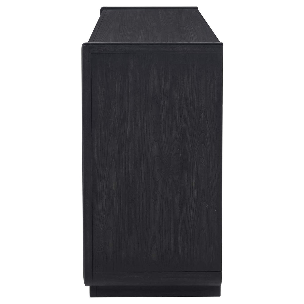 115395 Leandro 2-drawer Dining Sideboard Server Burnished Black