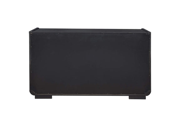 115395 Leandro 2-drawer Dining Sideboard Server Burnished Black