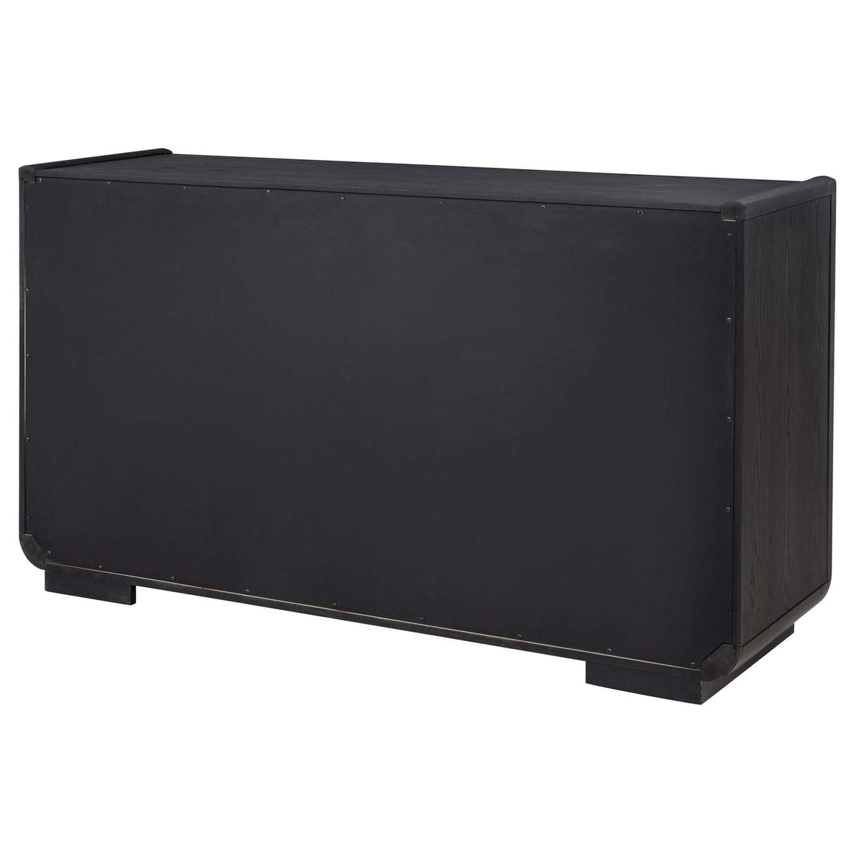 115395 Leandro 2-drawer Dining Sideboard Server Burnished Black