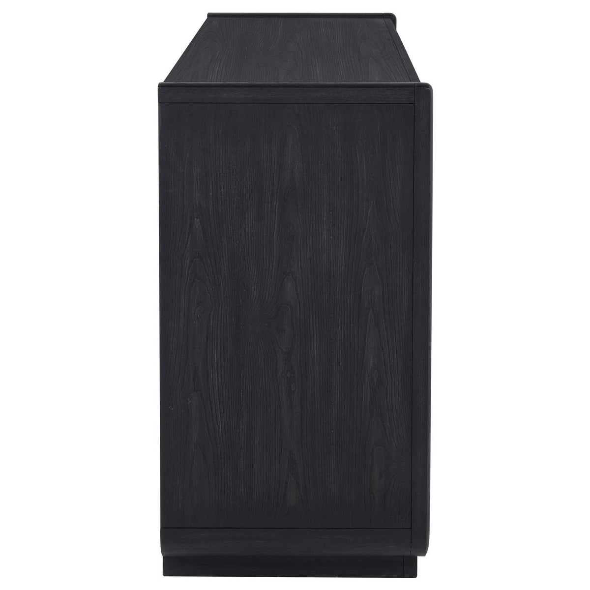 115395 Leandro 2-drawer Dining Sideboard Server Burnished Black