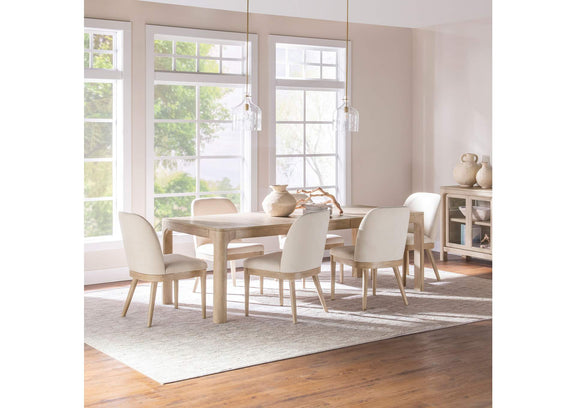115501-S7 Solano 7-piece Extension Table Dining Set Weathered Mango