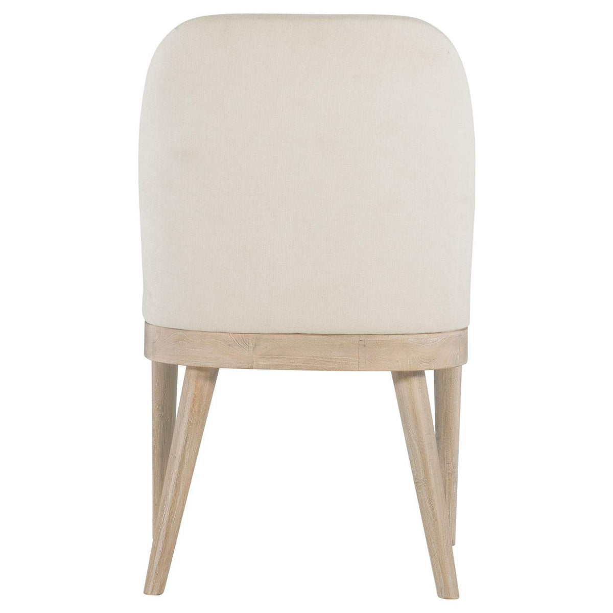115502 Solano Upholstered Dining Side Chair Beige (Set of 2)