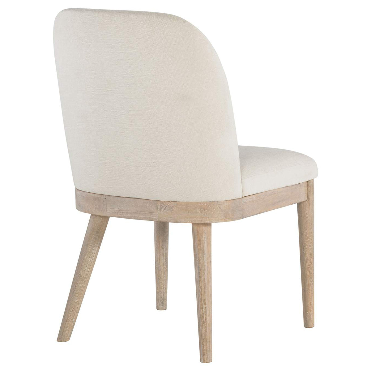 115502 Solano Upholstered Dining Side Chair Beige (Set of 2)