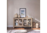 115505 Solano Sliding Door Dining Sideboard Server Weathered Mango