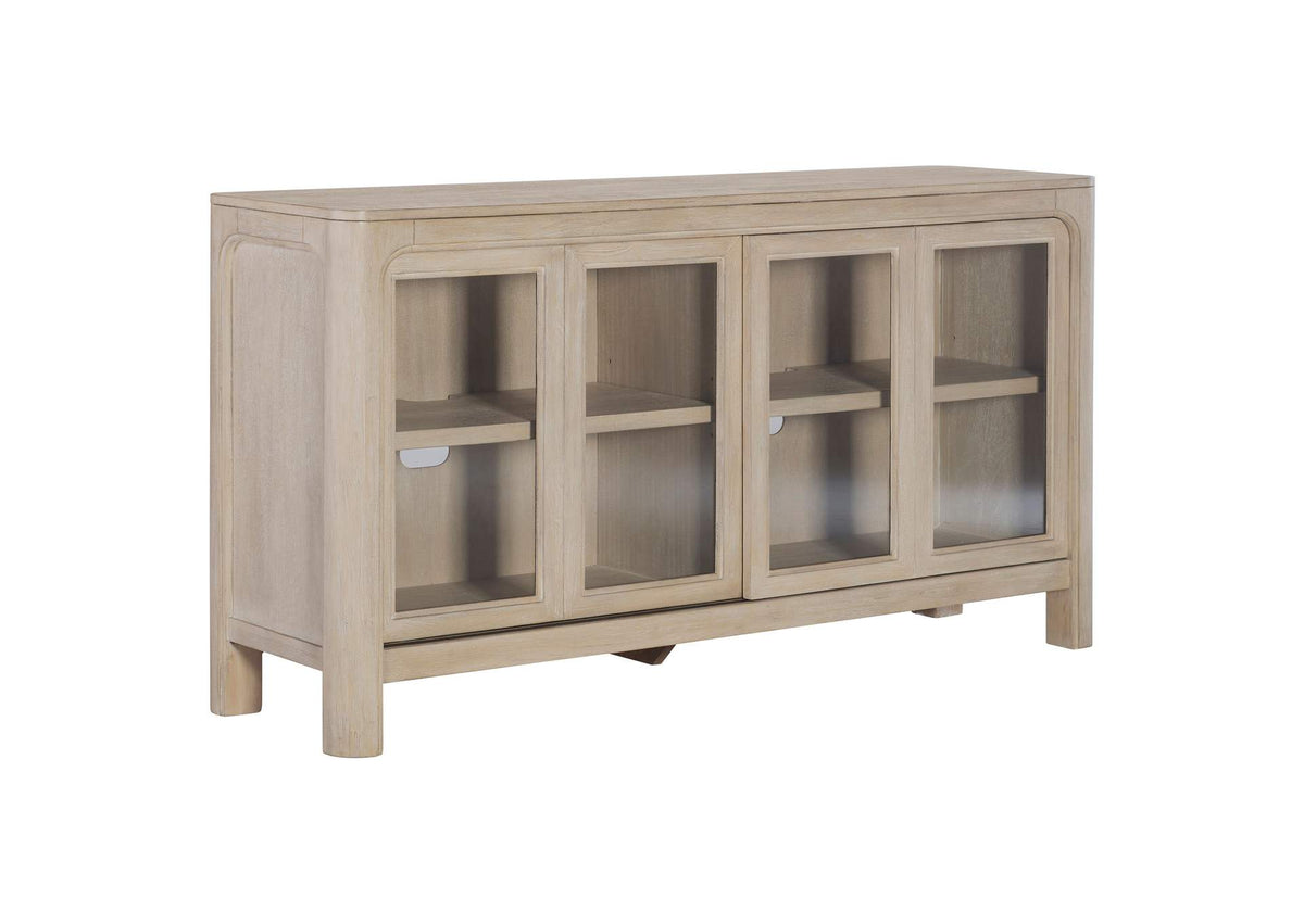 115505 Solano Sliding Door Dining Sideboard Server Weathered Mango