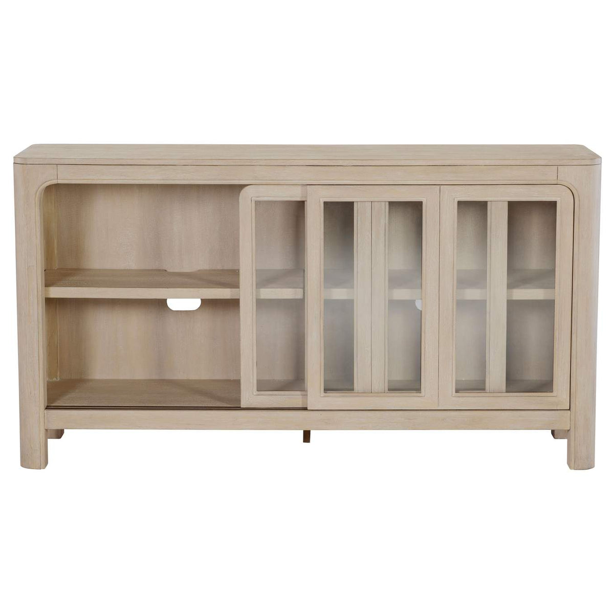 115505 Solano Sliding Door Dining Sideboard Server Weathered Mango