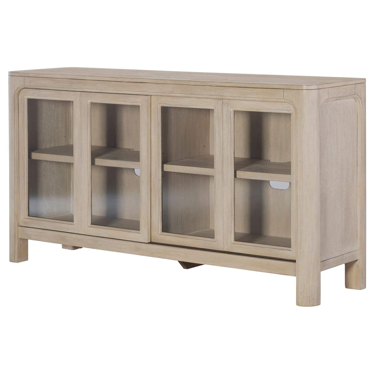115505 Solano Sliding Door Dining Sideboard Server Weathered Mango