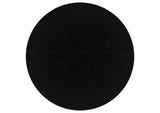 115530 Florence Round 60-inch Pedestal Base Dining Table Black