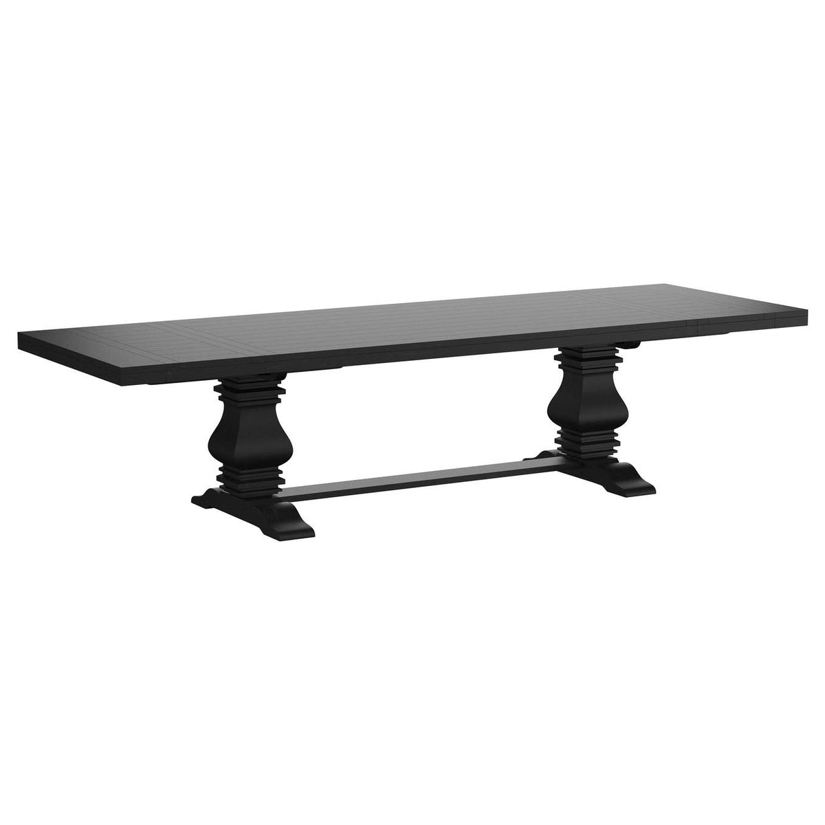 115531-S7G Florence 7-piece 126-inch Extension Dining Table Set Grey
