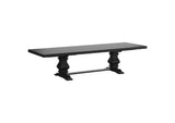 115531-S7G Florence 7-piece 126-inch Extension Dining Table Set Grey