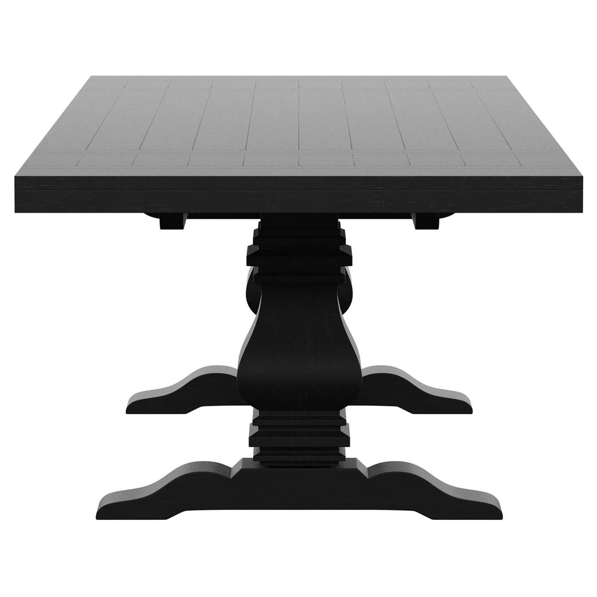 115531-S7G Florence 7-piece 126-inch Extension Dining Table Set Grey
